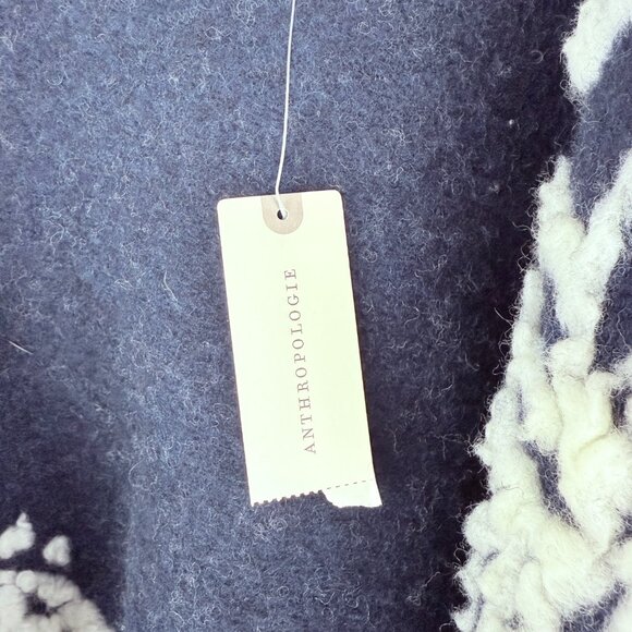 NWT Anthropologie Sleeping on Snow First Snow Wool Blend Sweater Cardigan M - Picture 8 of 15